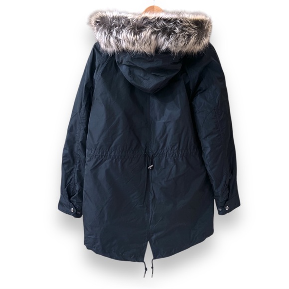 Lands’ End Canvas Collection 3-in-1 Hood. Anorak | Size 10 | Black + Blue | $85 - Picture 11 of 13